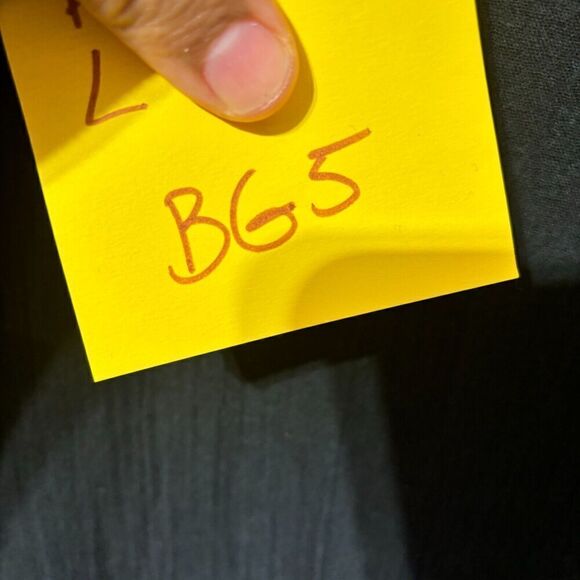 La Blanca Women's Tunic Swim Cover-Up Black Large Solid Short Sleeve V-Neck - Picture 10 of 10